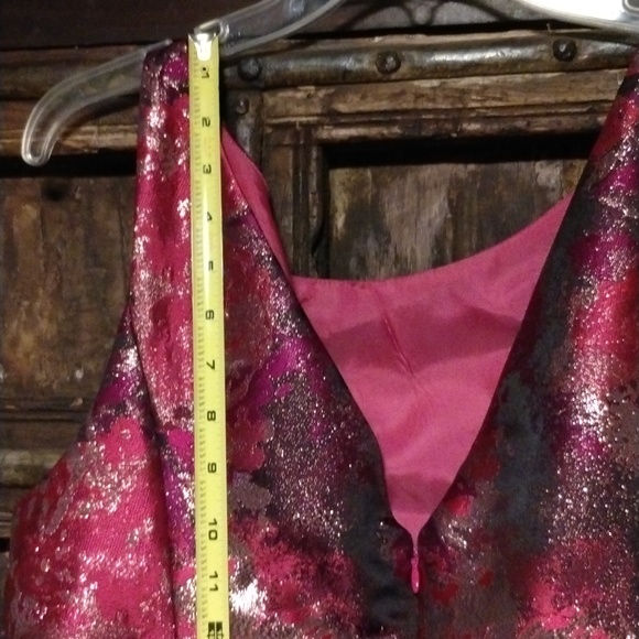 Adrianna Papel Magenta floral dress 16 - Picture 11 of 15